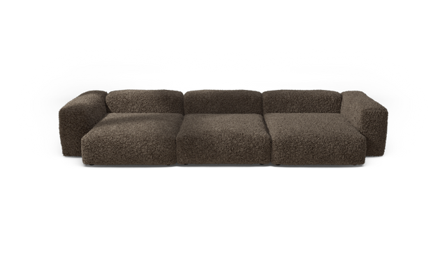 vetsak | Sofa Set 05 - Doodle - Cacao | Modulares Sofa | 5 Sitzer | Big Sofa | Ecksofa