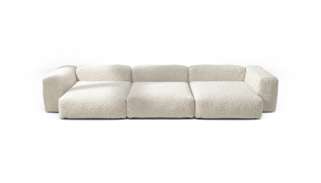 vetsak | Sofa Set 05 - Doodle - Creme | Modulares Sofa | 5 Sitzer | Big Sofa | Ecksofa