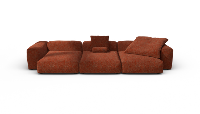 vetsak | Sofa Set 05 - Nub - Sienna | Modulares Sofa | 5 Sitzer | Big Sofa | Ecksofa