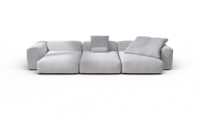 vetsak | Sofa Set 05 - Ridge - Dune | Modulares Sofa | 5 Sitzer | Big Sofa | Ecksofa