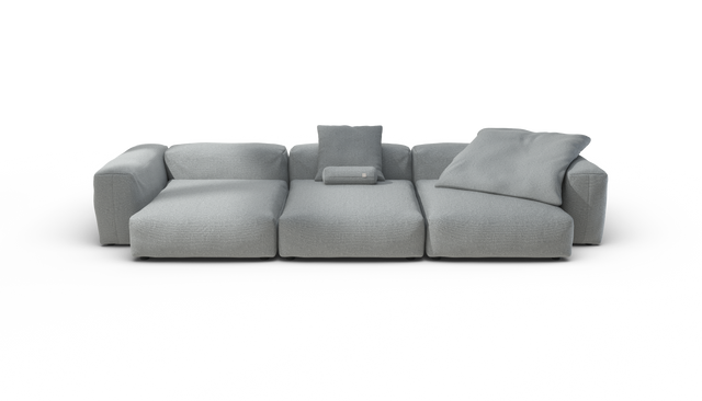 vetsak | Sofa Set 05 - Ridge - Limestone | Modulares Sofa | 5 Sitzer | Big Sofa | Ecksofa