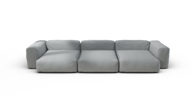 vetsak | Sofa Set 05 - Ridge - Limestone | Modulares Sofa | 5 Sitzer | Big Sofa | Ecksofa