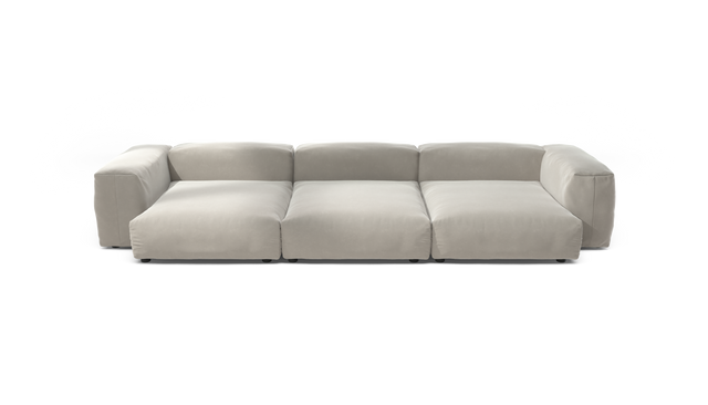 vetsak | Sofa Set 05 - Suave - Clay | Modulares Sofa | 5 Sitzer | Big Sofa | Ecksofa