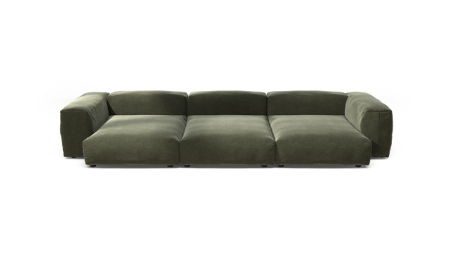 vetsak | Sofa Set 05 - Suave - Pine | Modulares Sofa | 5 Sitzer | Big Sofa | Ecksofa