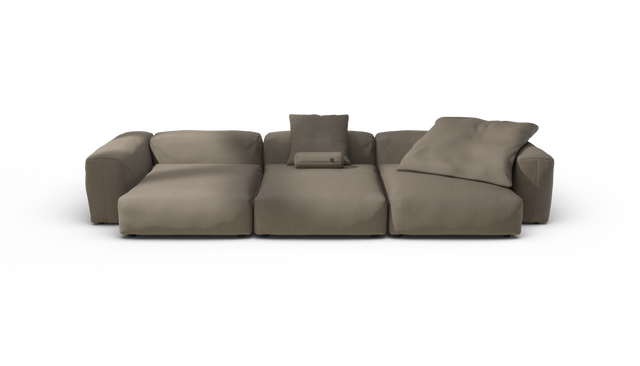 vetsak | Sofa Set 05 - Terrain - Driftwood | Modulares Sofa | 5 Sitzer | Big Sofa | Ecksofa