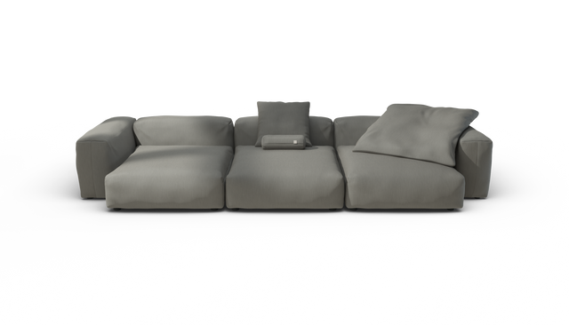 vetsak | Sofa Set 05 - Terrain - Flint | Modulares Sofa | 5 Sitzer | Big Sofa | Ecksofa