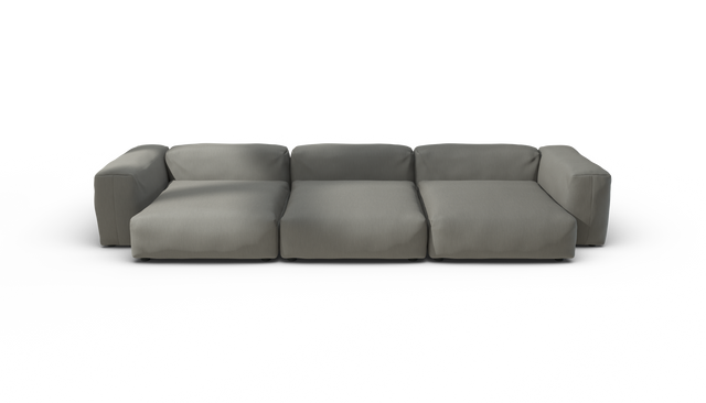 vetsak | Sofa Set 05 - Terrain - Flint | Modulares Sofa | 5 Sitzer | Big Sofa | Ecksofa