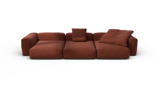 vetsak | Sofa Set 05 - Terrain - Saffron | Modulares Sofa | 5 Sitzer | Big Sofa | Ecksofa