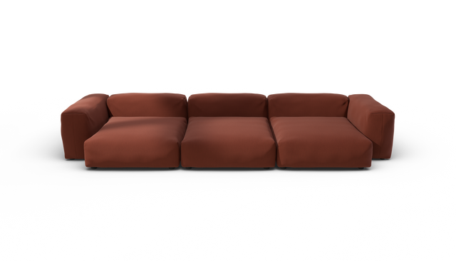vetsak | Sofa Set 05 - Terrain - Saffron | Modulares Sofa | 5 Sitzer | Big Sofa | Ecksofa