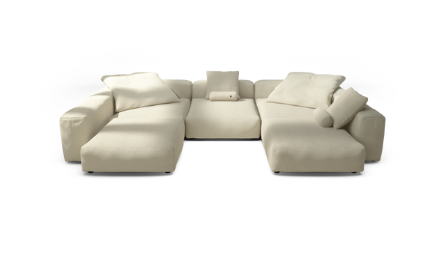 vetsak | Sofa Set 06 - Loop Loop - Duna | Modulares Sofa | 6.5 Sitzer | Big Sofa | U Sofa | Ecksofa