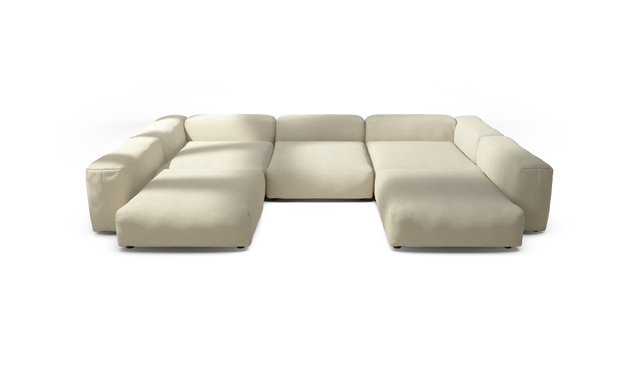 vetsak | Sofa Set 06 - Loop Loop - Duna | Modulares Sofa | 6.5 Sitzer | Big Sofa | U Sofa | Ecksofa