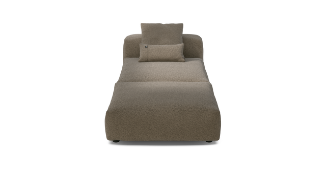 vetsak | Sofa Set 07 - Sun Lounger - Loop Loop - Taupe | Modulares Sofa | 2 Sitzer | Daybed | Chaiselounge