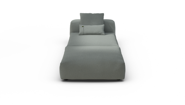 vetsak | Sofa Set 07 - Sun Lounger - Breeze - Sage | Modulares Sofa | 2 Sitzer | Daybed | Chaiselounge