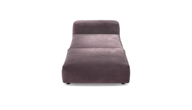 vetsak | Sofa Set 07 - Sun Lounger - Cord Velour - Blossom | Modulares Sofa | 2 Sitzer | Daybed | Chaiselounge