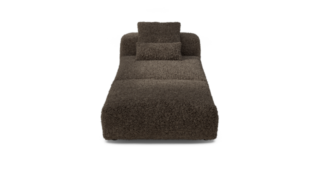 vetsak | Sofa Set 07 - Sun Lounger - Doodle - Cacao | Modulares Sofa | 2 Sitzer | Daybed | Chaiselounge