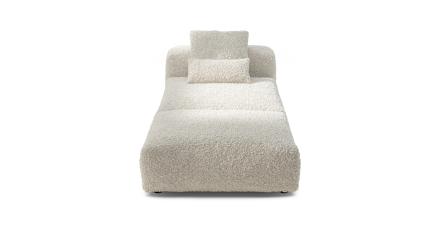 vetsak | Sofa Set 07 - Sun Lounger - Doodle - Creme | Modulares Sofa | 2 Sitzer | Daybed | Chaiselounge