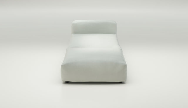 vetsak | Sofa Set 07 - Sun Lounger - herringbone - creme | Modulares Sofa | 2 Sitzer | Daybed | Chaiselounge