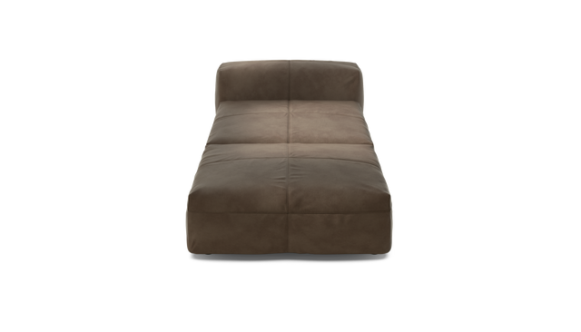 vetsak | Sofa Set 07 - Sun Lounger - leather - cacao | Modulares Sofa | 2 Sitzer | Daybed | Chaiselounge