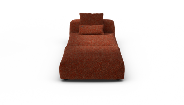 vetsak | Sofa Set 07 - Sun Lounger - Nub - Sienna | Modulares Sofa | 2 Sitzer | Daybed | Chaiselounge