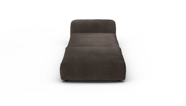 vetsak | Sofa Set 07 - Sun Lounger - Nub - Walnut | Modulares Sofa | 2 Sitzer | Daybed | Chaiselounge
