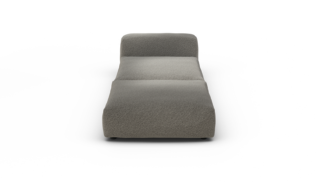 vetsak | Sofa Set 07 - Sun Lounger - Pebble - Platinum | Modulares Sofa | 2 Sitzer | Daybed | Chaiselounge