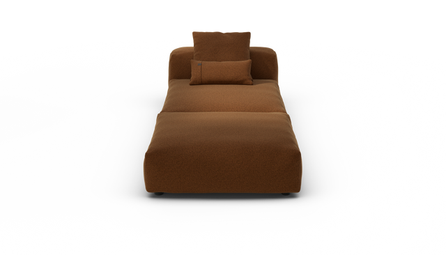 vetsak | Sofa Set 07 - Sun Lounger - Pebble - Sundried | Modulares Sofa | 2 Sitzer | Daybed | Chaiselounge