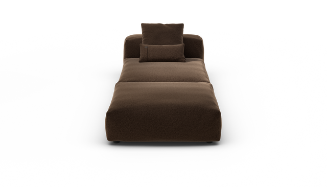 vetsak | Sofa Set 07 - Sun Lounger - Pebble - Umber | Modulares Sofa | 2 Sitzer | Daybed | Chaiselounge