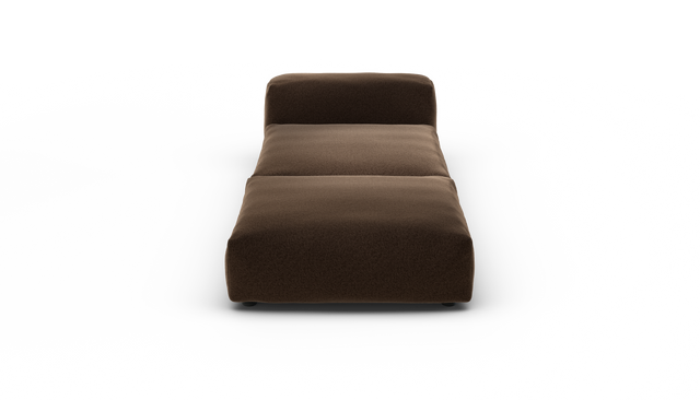 vetsak | Sofa Set 07 - Sun Lounger - Pebble - Umber | Modulares Sofa | 2 Sitzer | Daybed | Chaiselounge