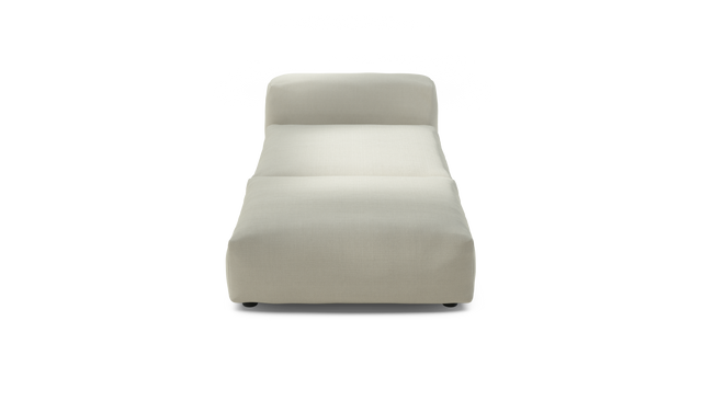 vetsak | Sofa Set 07 - Sun Lounger - Pique - Creme | Modulares Sofa | 2 Sitzer | Daybed | Chaiselounge