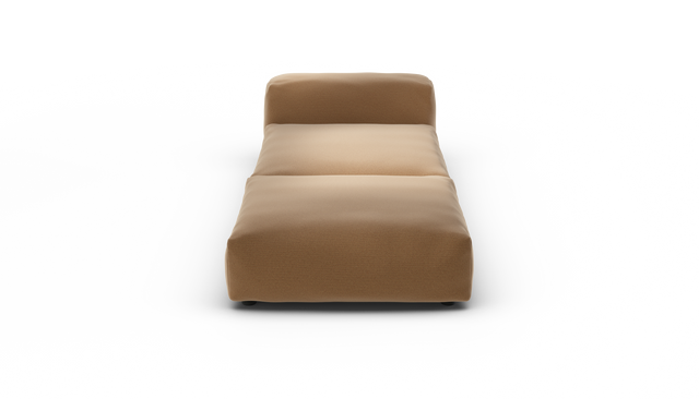 vetsak | Sofa Set 07 - Sun Lounger - Pique - Wheat | Modulares Sofa | 2 Sitzer | Daybed | Chaiselounge