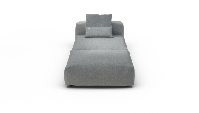 vetsak | Sofa Set 07 - Sun Lounger - Ridge - Limestone | Modulares Sofa | 2 Sitzer | Daybed | Chaiselounge