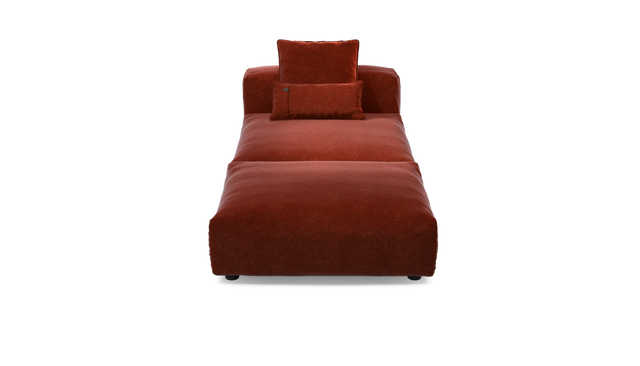 vetsak | Sofa Set 07 - Sun Lounger - Suave - Saffron | Modulares Sofa | 2 Sitzer | Daybed | Chaiselounge