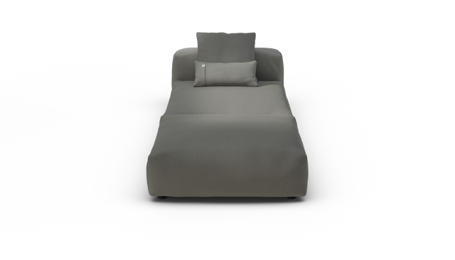 vetsak | Sofa Set 07 - Sun Lounger - Terrain - Flint | Modulares Sofa | 2 Sitzer | Daybed | Chaiselounge