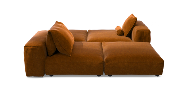 vetsak | Sofa Set 08 - Daybed - Suave - Honey | Modulares Sofa | 6 Sitzer | Outdoor Island | Double lounger