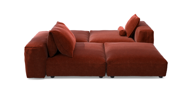 vetsak | Sofa Set 08 - Daybed - Suave - Saffron | Modulares Sofa | 6 Sitzer | Outdoor Island | Double lounger