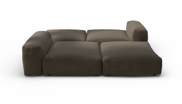 vetsak | Sofa Set 08 - Daybed - Breeze - Brown | Modulares Sofa | 6 Sitzer | Outdoor Island | Double lounger