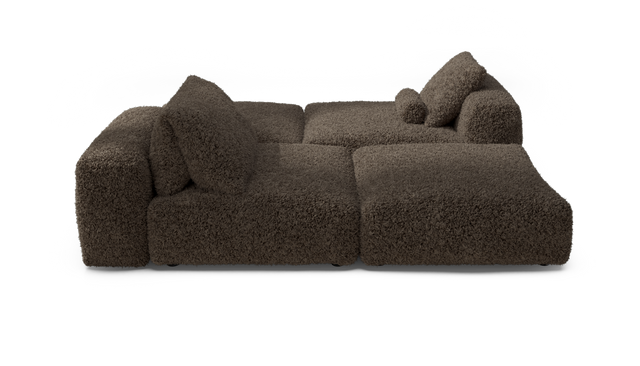 vetsak | Sofa Set 08 - Daybed - Doodle - Cacao | Modulares Sofa | 6 Sitzer | Outdoor Island | Double lounger