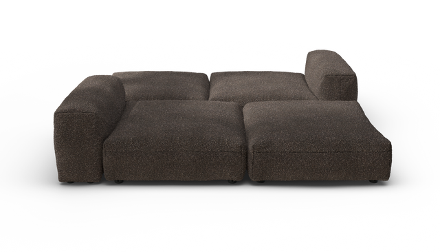 vetsak | Sofa Set 08 - Daybed - Nub - Walnut | Modulares Sofa | 6 Sitzer | Outdoor Island | Double lounger