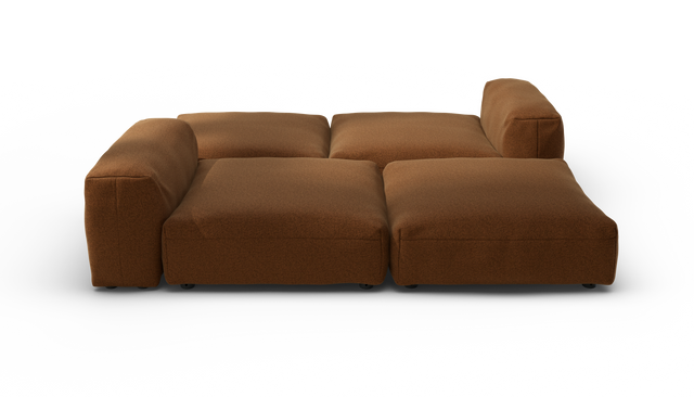 vetsak | Sofa Set 08 - Daybed - Pebble - Sundried | Modulares Sofa | 6 Sitzer | Outdoor Island | Double lounger