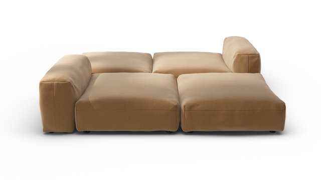vetsak | Sofa Set 08 - Daybed - Pique - Wheat | Modulares Sofa | 6 Sitzer | Outdoor Island | Double lounger