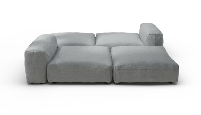 vetsak | Sofa Set 08 - Daybed - Ridge - Limestone | Modulares Sofa | 6 Sitzer | Outdoor Island | Double lounger