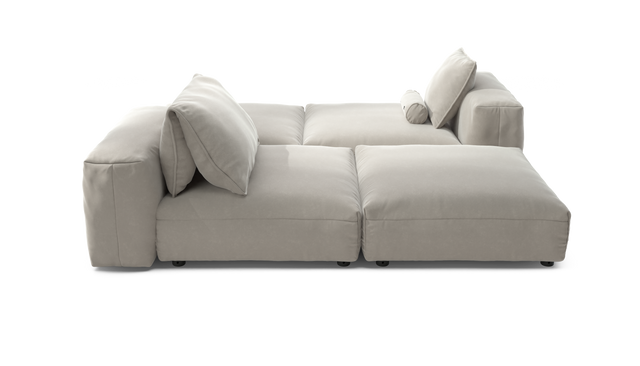 vetsak | Sofa Set 08 - Daybed - Suave - Clay | Modulares Sofa | 6 Sitzer | Outdoor Island | Double lounger