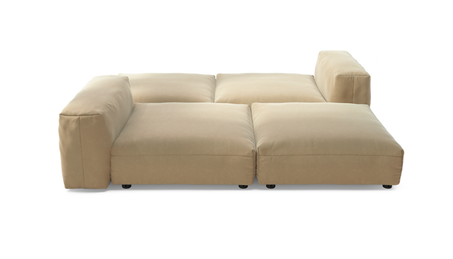 vetsak | Sofa Set 08 - Daybed - Suave - Creme | Modulares Sofa | 6 Sitzer | Outdoor Island | Double lounger