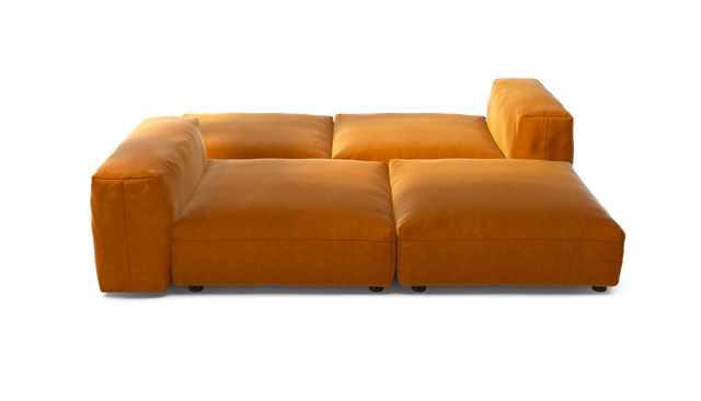 vetsak | Sofa Set 08 - Daybed - Suave - Orange Blaze | Modular Sofa | 6 Seater | Outdoor Island | Double lounger
