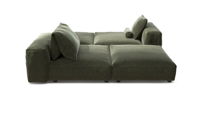 vetsak | Sofa Set 08 - Daybed - Suave - Pine | Modulares Sofa | 6 Sitzer | Outdoor Island | Double lounger