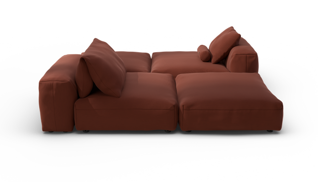 vetsak | Sofa Set 08 - Daybed - Terrain - Saffron | Modulares Sofa | 6 Sitzer | Outdoor Island | Double lounger
