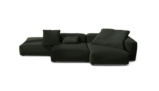 vetsak | Sofa Set 09 - The Island - Loop Loop - Mousse | Modulares Sofa | 7 Sitzer | Sofa Island