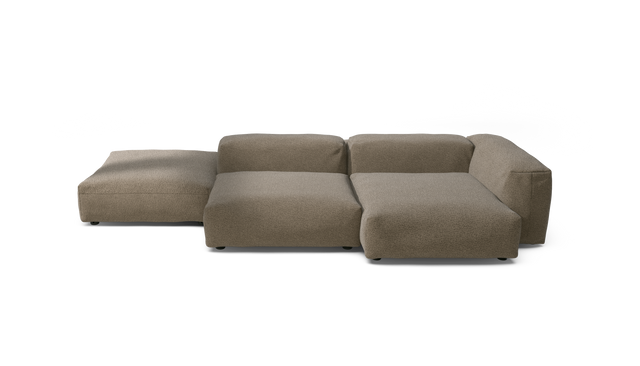 vetsak | Sofa Set 09 - The Island - Loop Loop - Taupe | Modulares Sofa | 7 Sitzer | Sofa Island