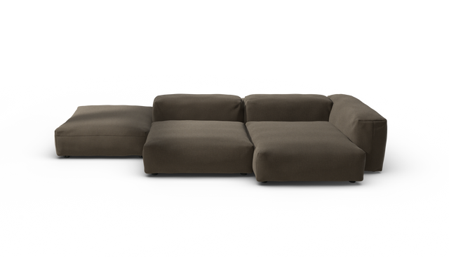 vetsak | Sofa Set 09 - The Island - Breeze - Brown | Modulares Sofa | 7 Sitzer | Sofa Island