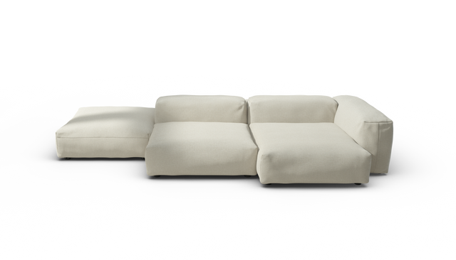 vetsak | Sofa Set 09 - The Island - Breeze - Ecru | Modulares Sofa | 7 Sitzer | Sofa Island